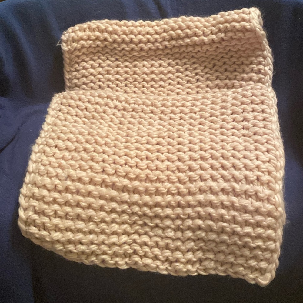 Blush Oversized Winter Scarf